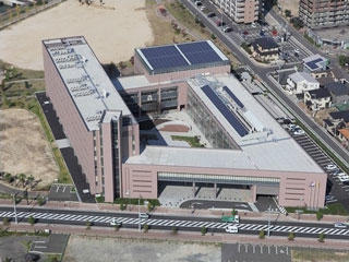 Minato-Machi Campus eastside seen from above
