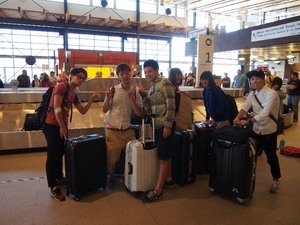 フェアバンクス空港にて