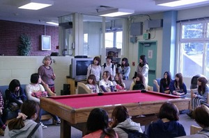 朝のミーティング