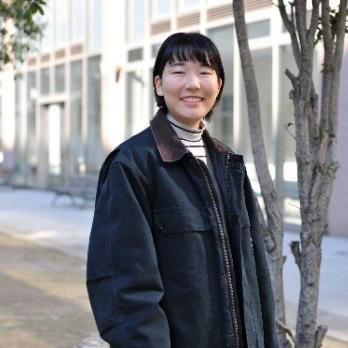 学生の紹介のために学内で撮影した写真