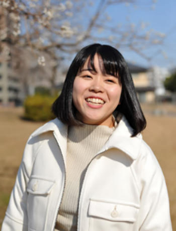 学生の紹介のために学内で撮影した写真