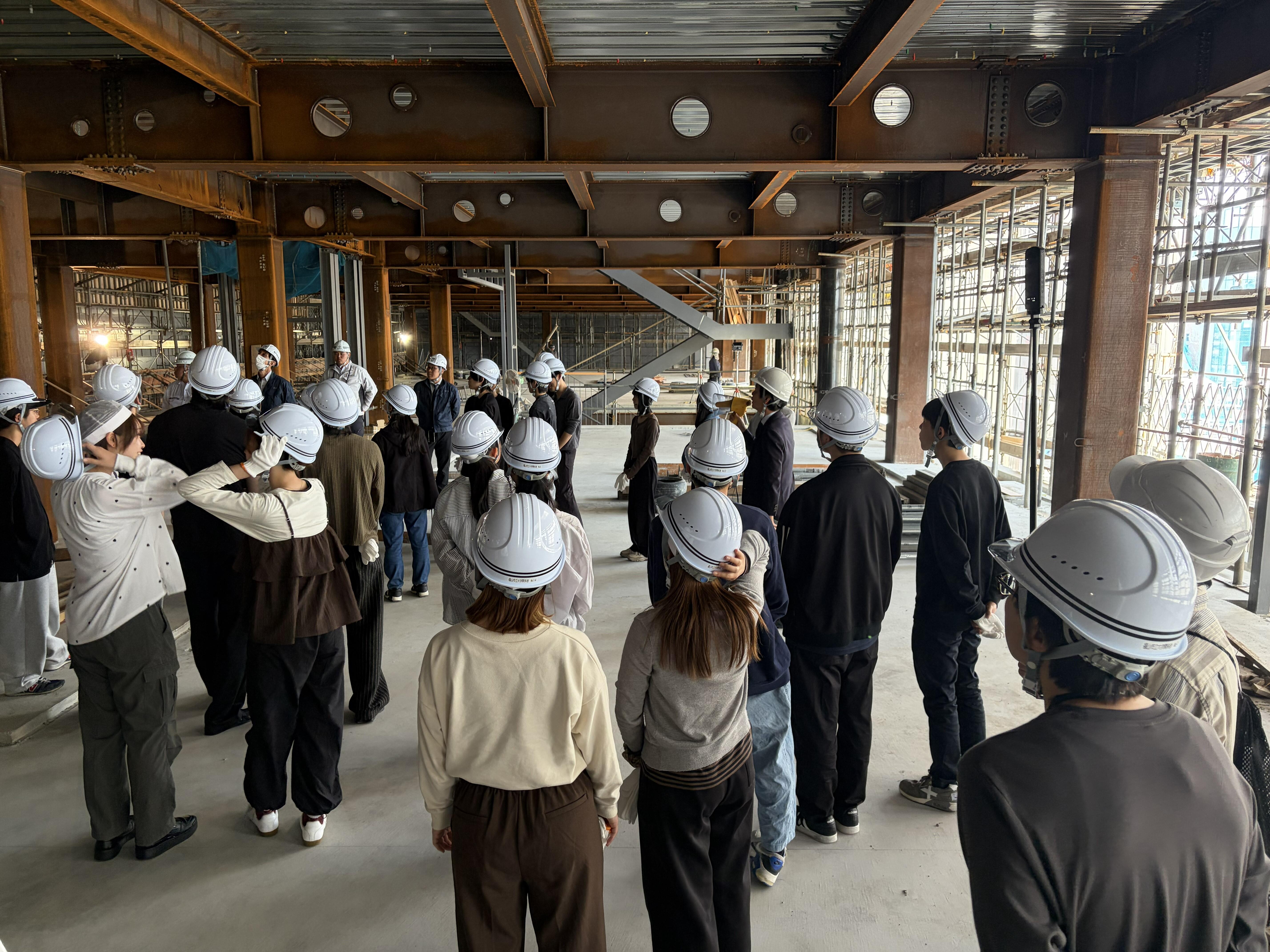 工事現場見学